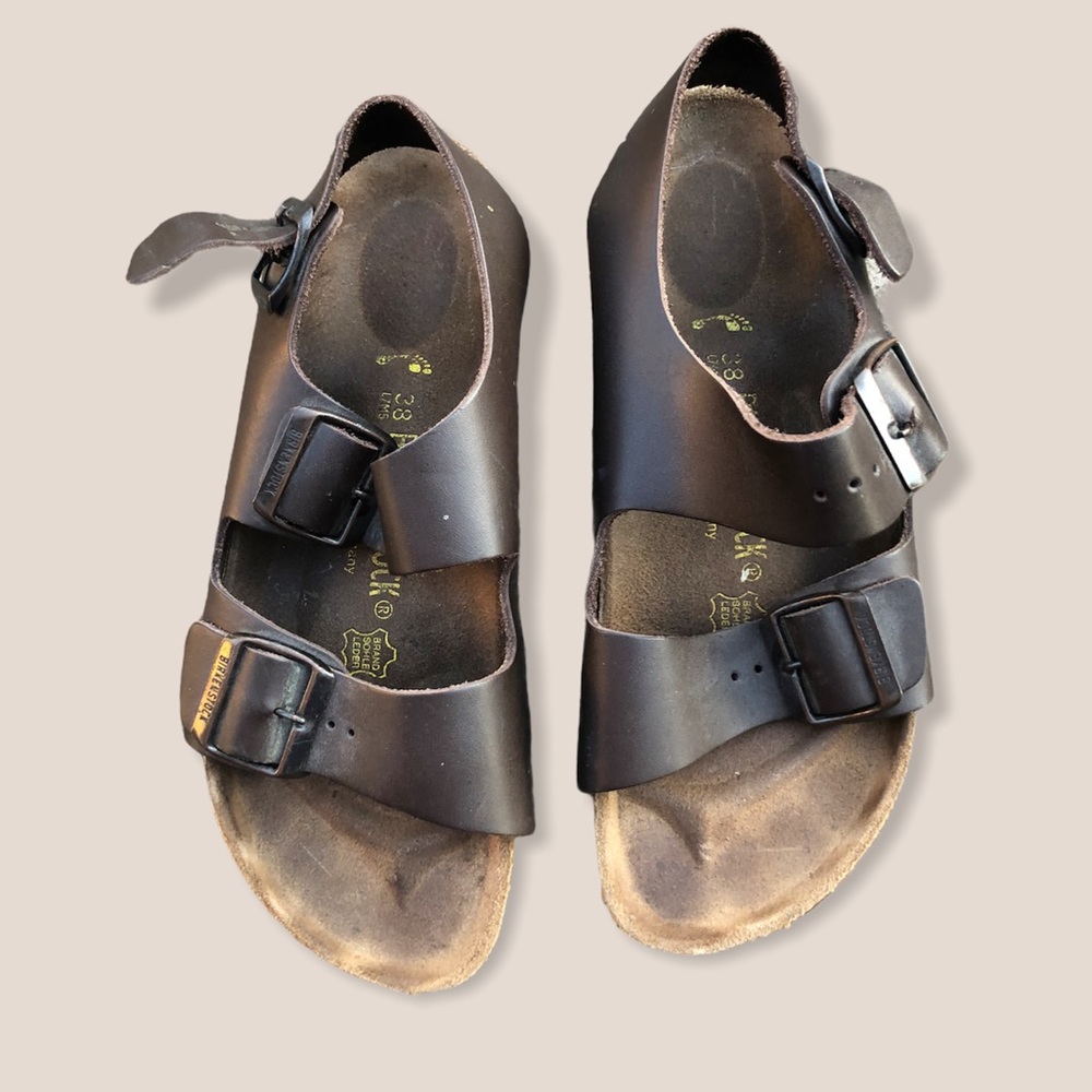 Birkenstock Sandals with Back Ankle Strap